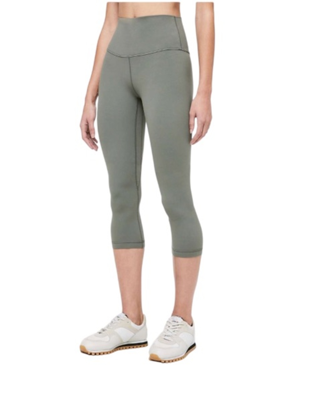 Lululemon Women’s Align Crop 21" in Grey Sage Green Size 8